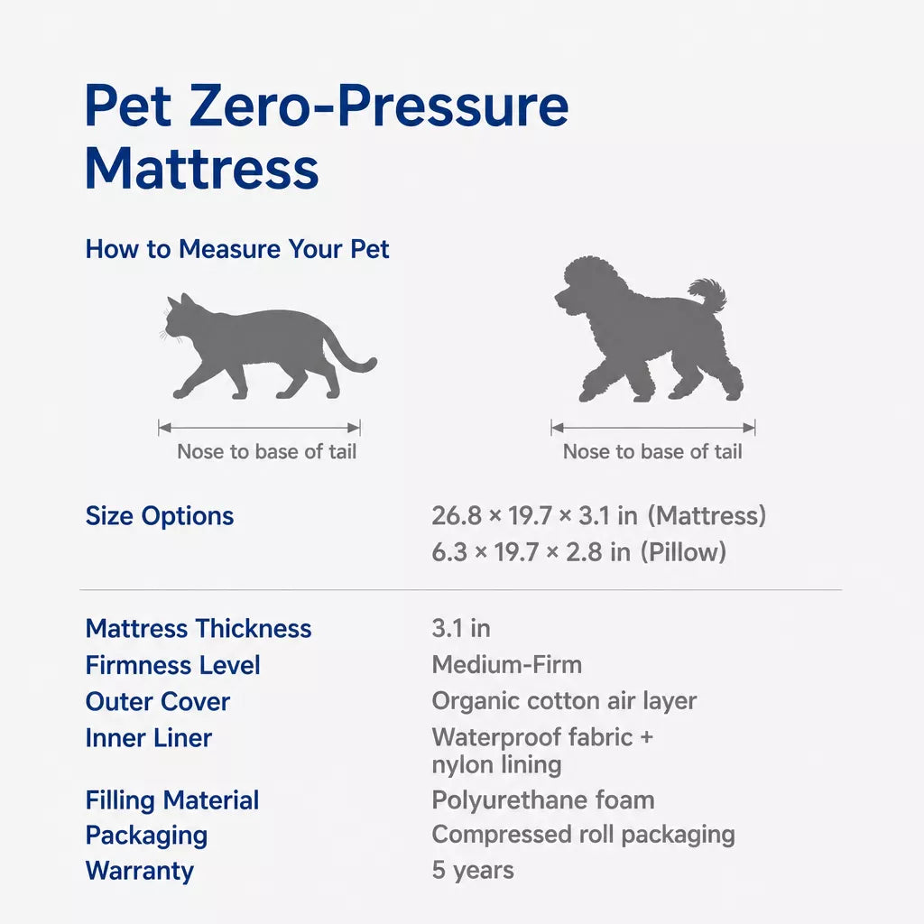 Memory Foam Pet Bed