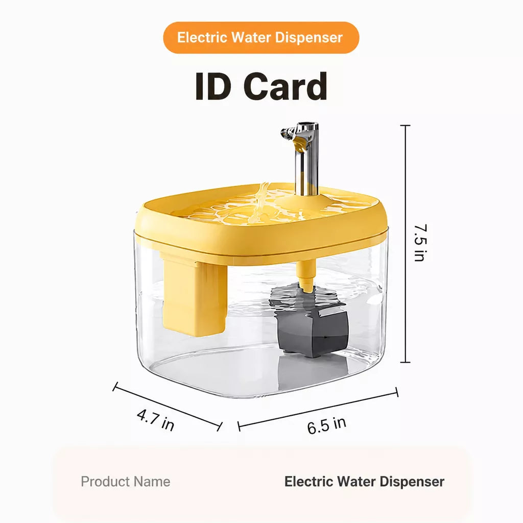 1.5 L Automatic Pet Water Fountain with Circulating Filter for Cats & Dogs