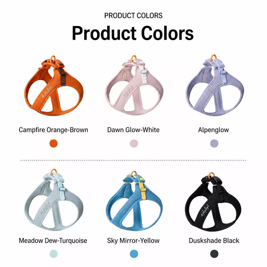 Adjustable Nylon Vest Harness for Small Dogs