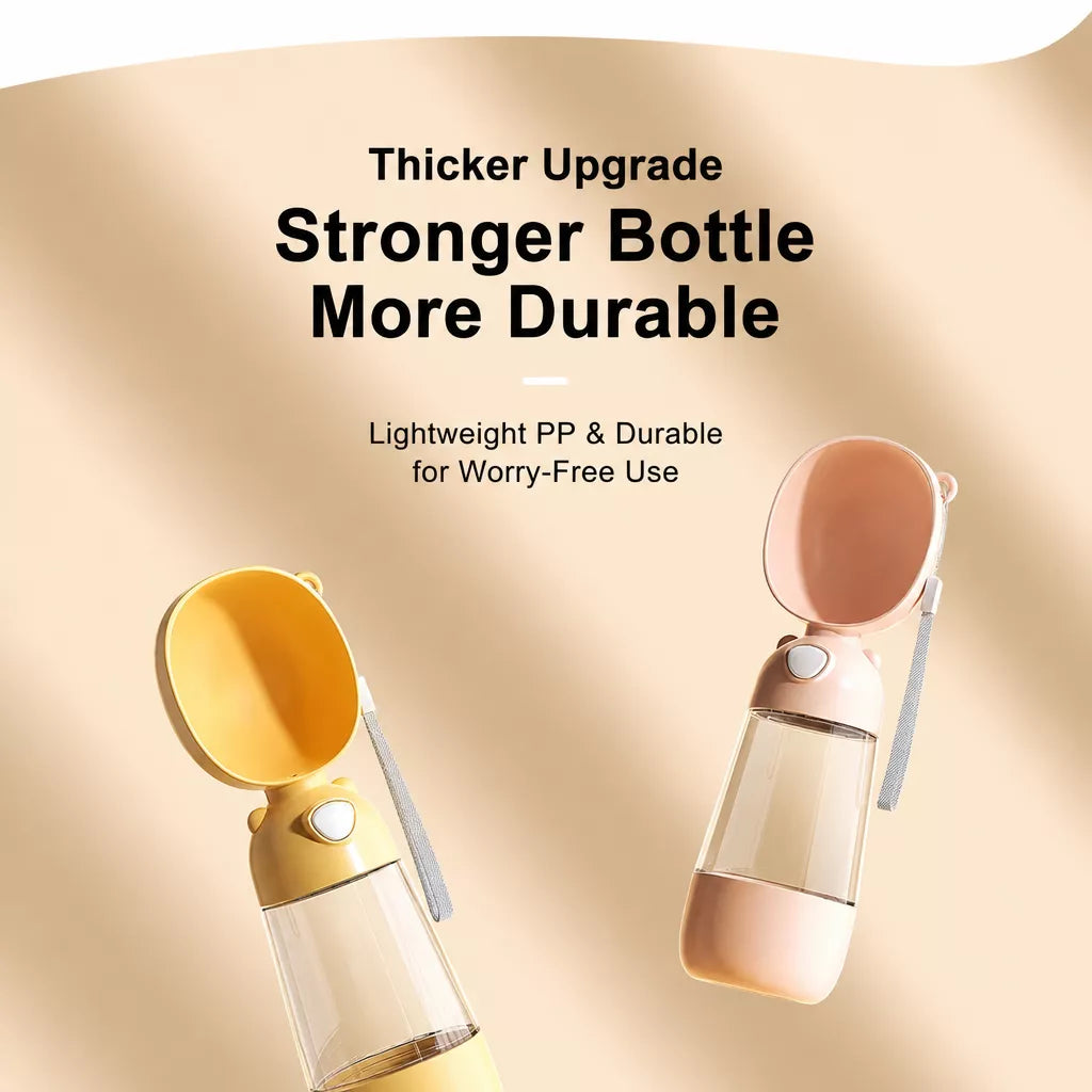 Portable Dog Water Bottle with Built-In Drinking Cup