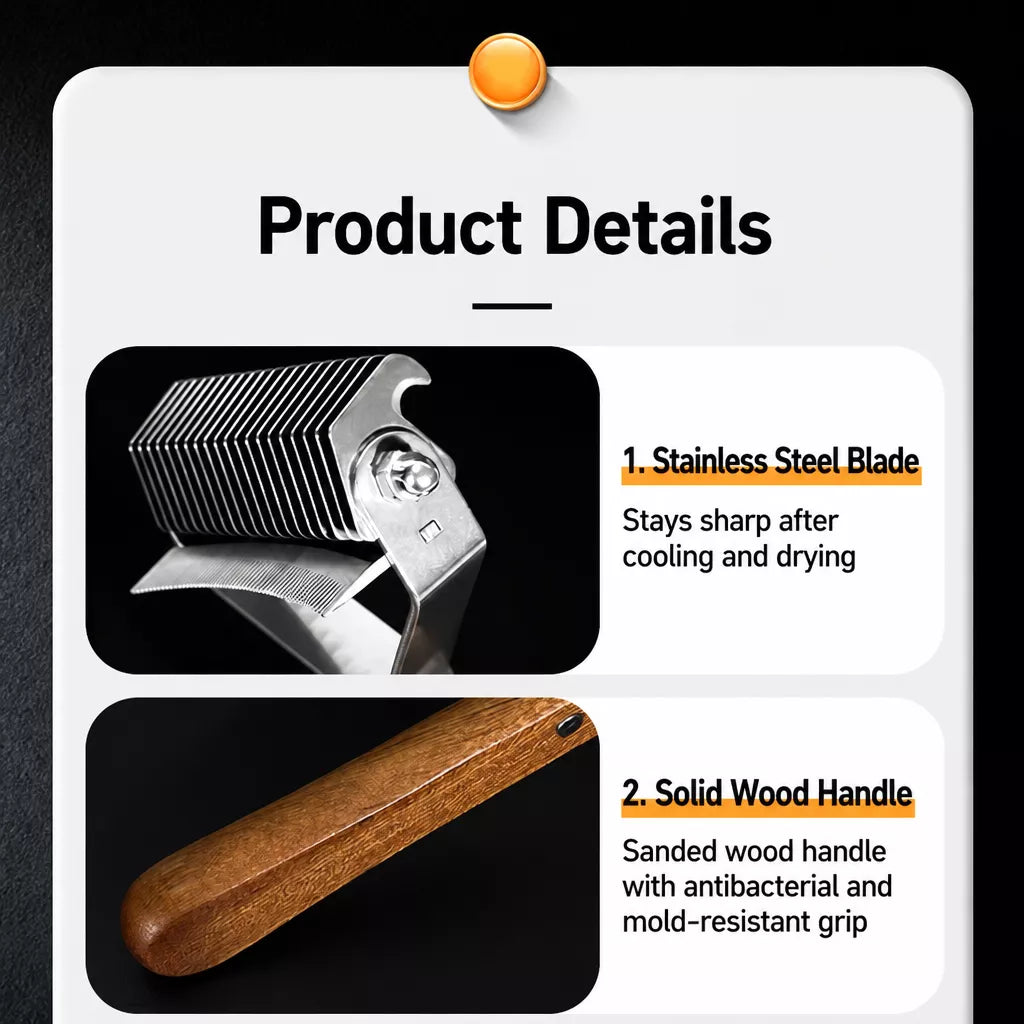 Double-Sided Detangling Comb for Dogs and Cats