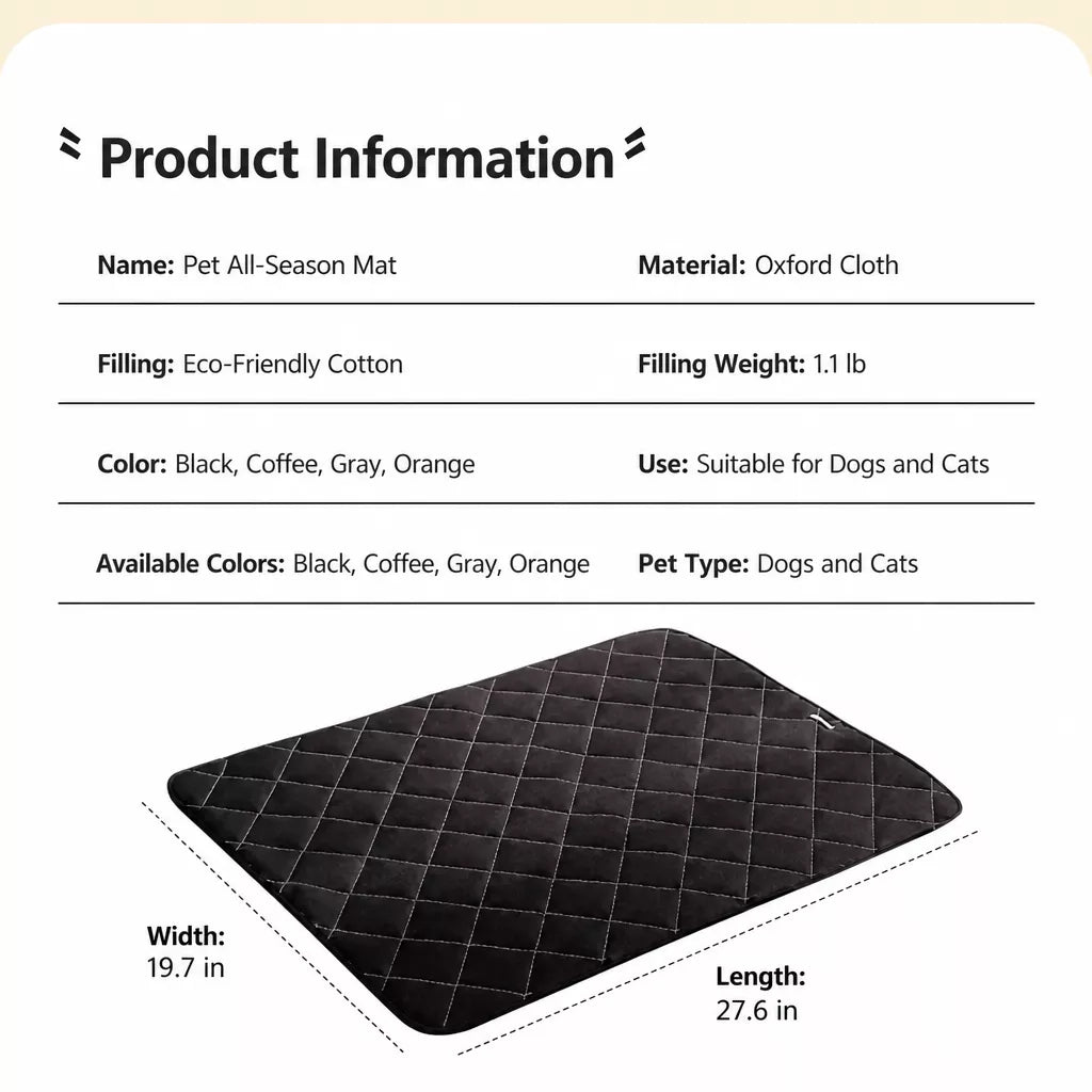 Foam Dog Crate & Floor Mat