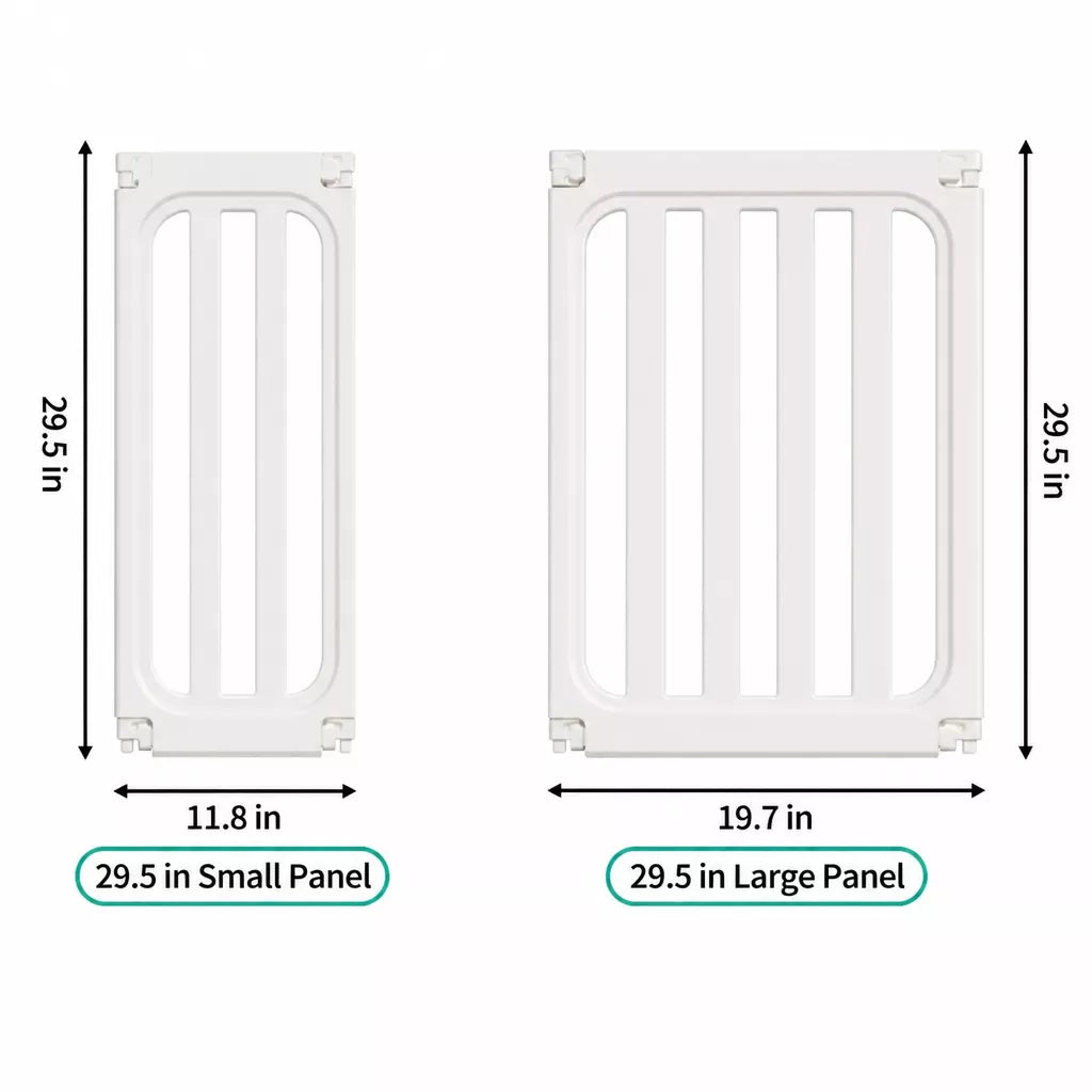 Indoor Pet Playpen with Door for Small Dogs