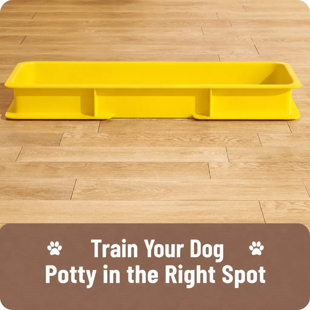 Dog Potty Training Tray with Grate for Small to Large Dogs