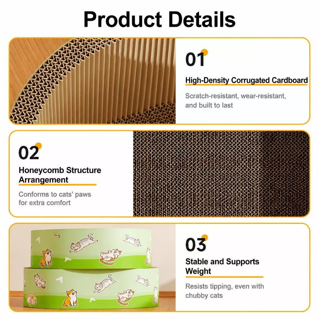 Kraft Paper Cat Scratcher Lounge