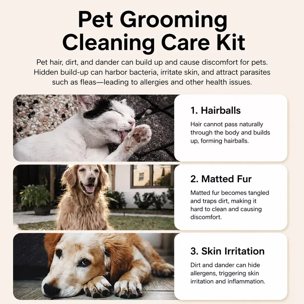 Pet Grooming Vacuum and Dryer with Deshedding Brush