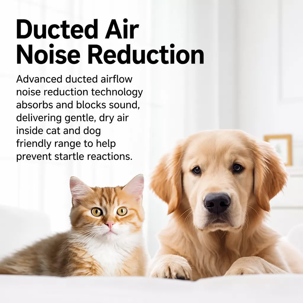Pet Grooming Vacuum and Dryer with Deshedding Brush