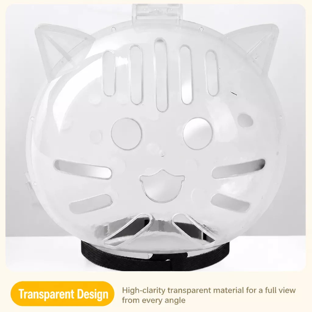 Clear Plastic Cat Elizabethan Collar