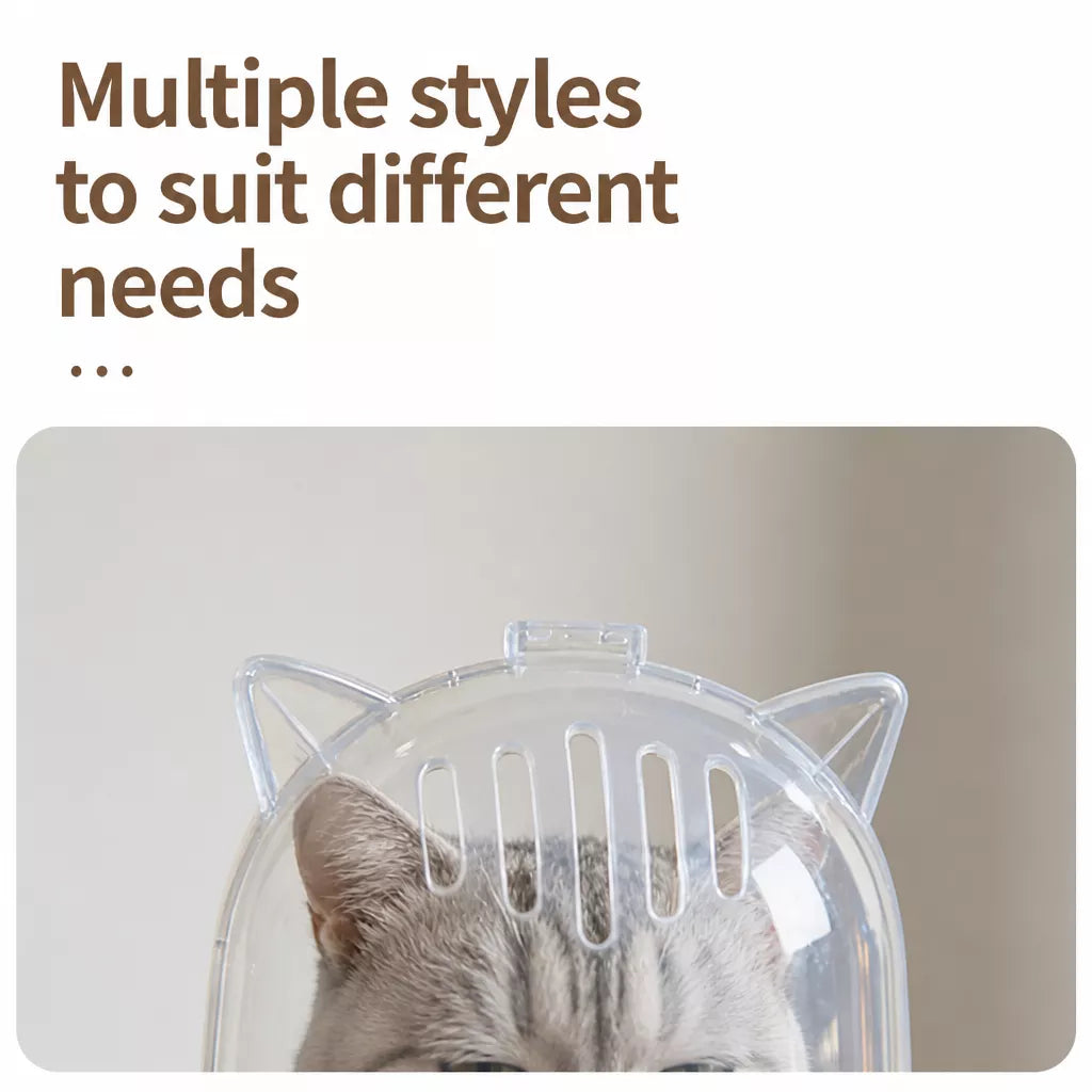 Clear Plastic Cat Elizabethan Collar