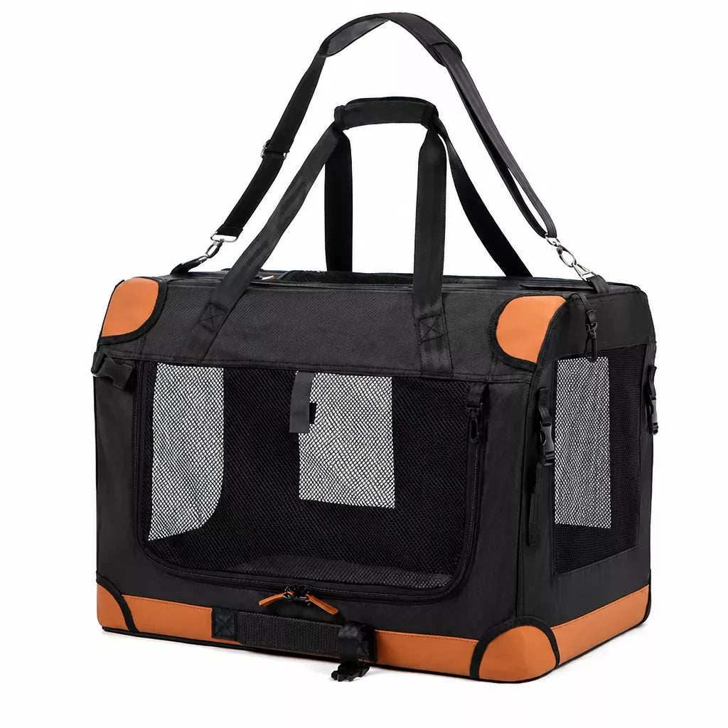 Large Foldable Pet Carrier for Cats and Dogs