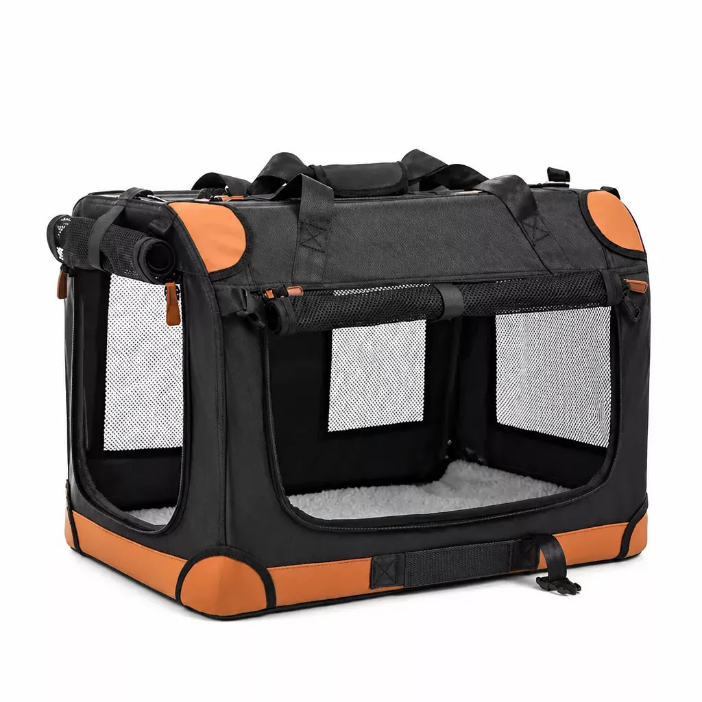 Large Foldable Pet Carrier for Cats and Dogs