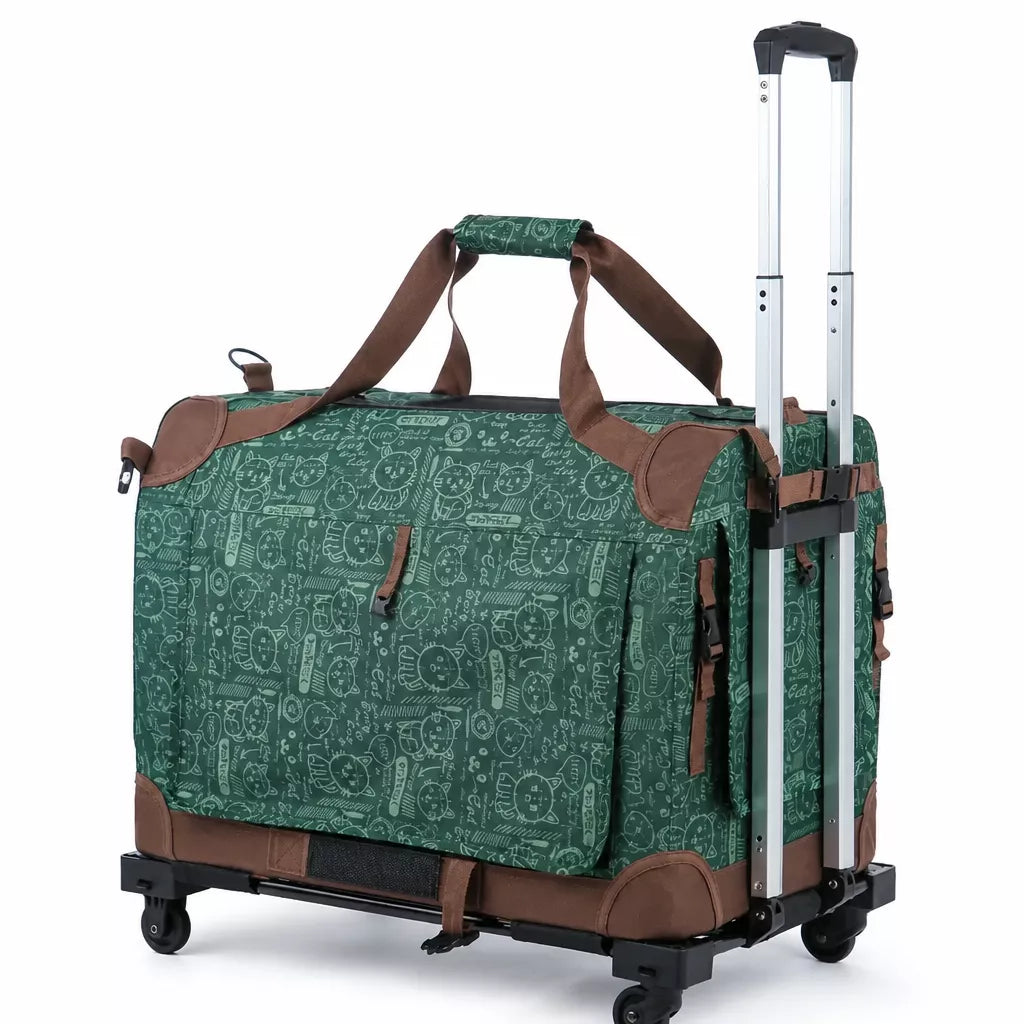 Large Foldable Pet Carrier for Cats and Dogs