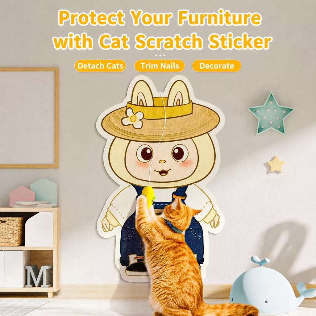 Self-Adhesive Wall Cat Scratcher Pad