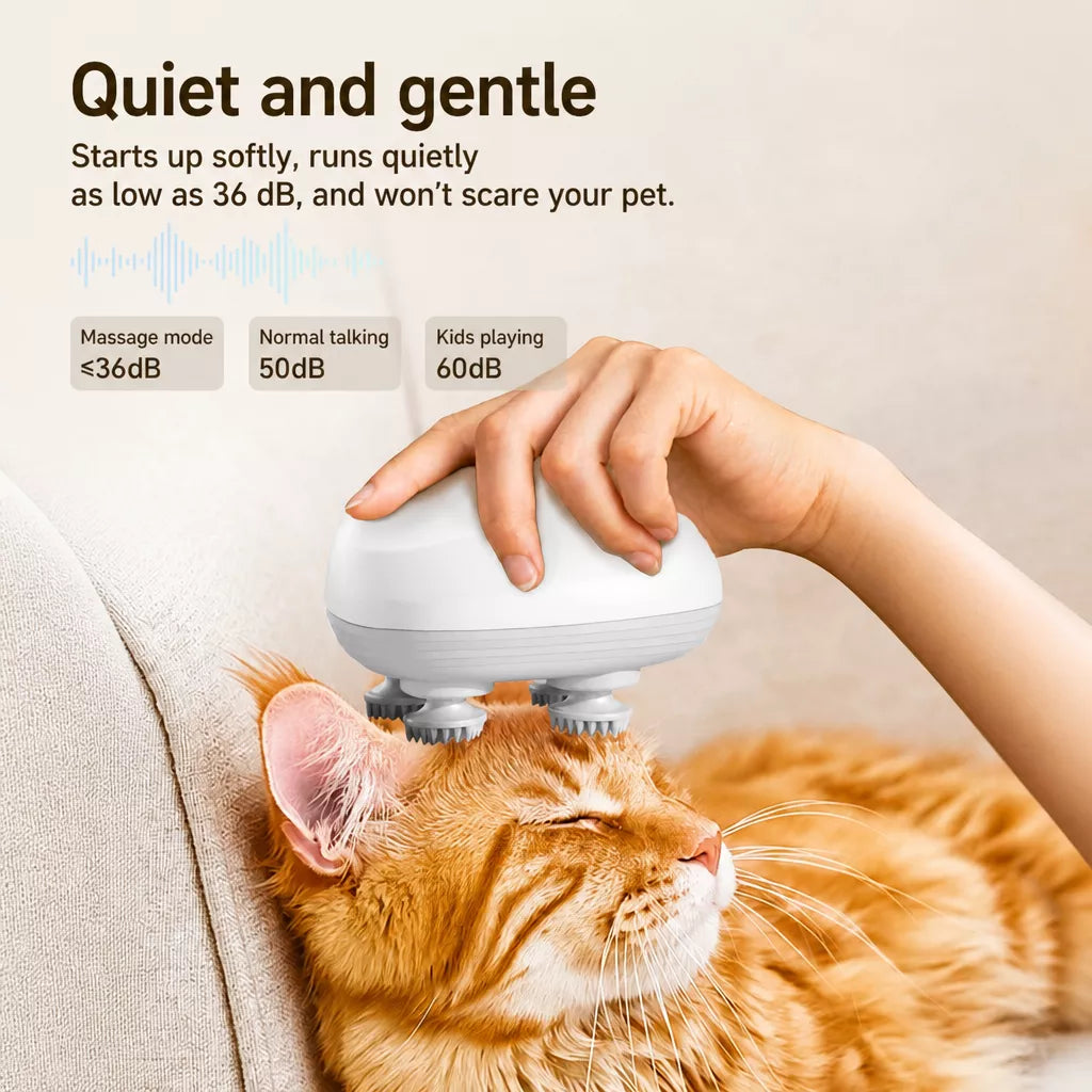 Low-Noise Electric Cat Chin Massager