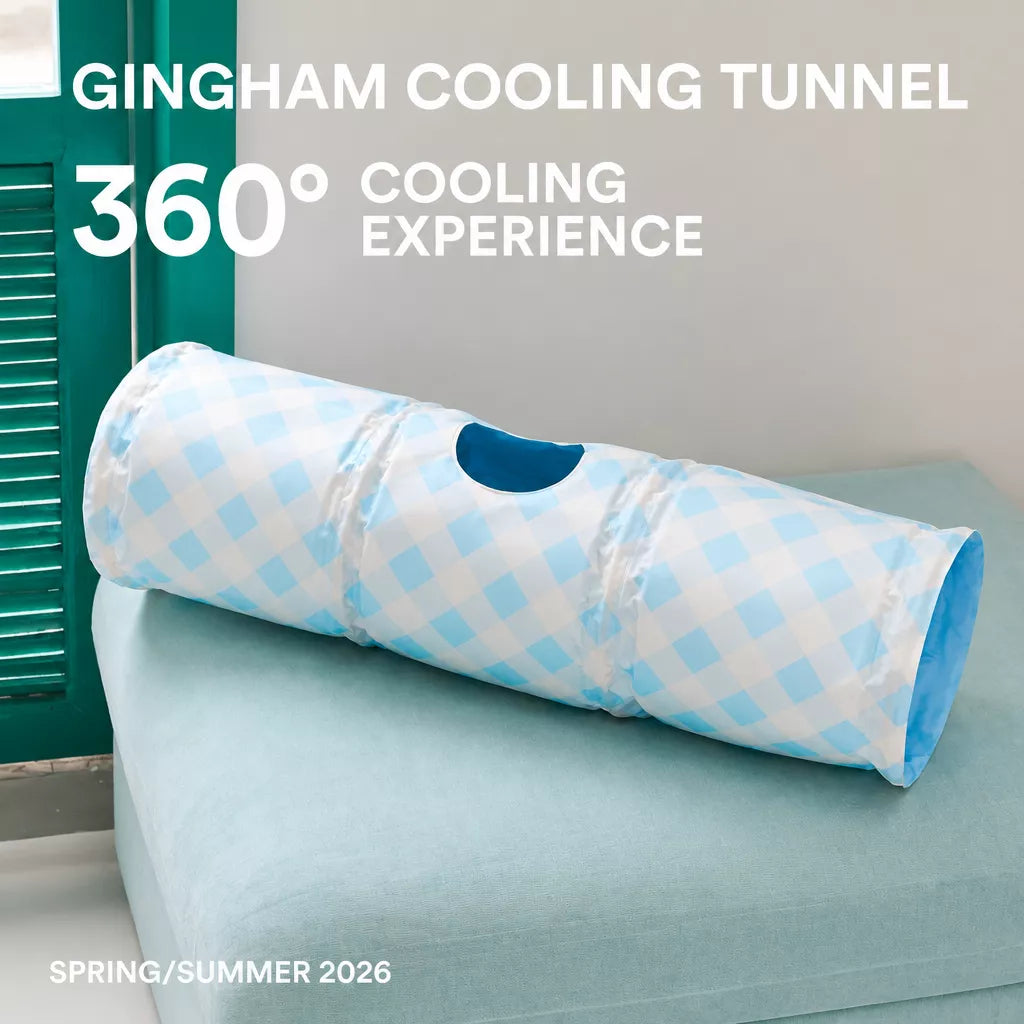 Plaid Pet Tunnel Bed