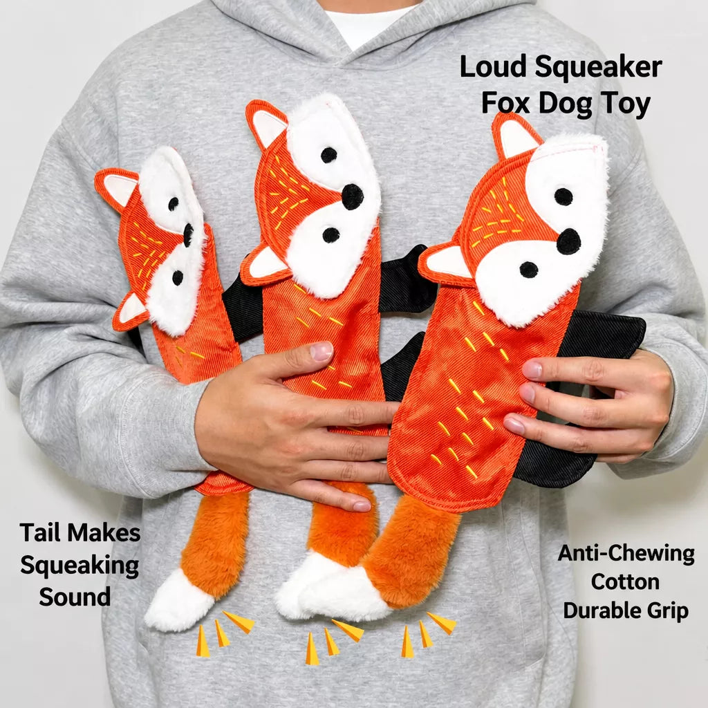 Squeaky Crinkle Dog Toy
