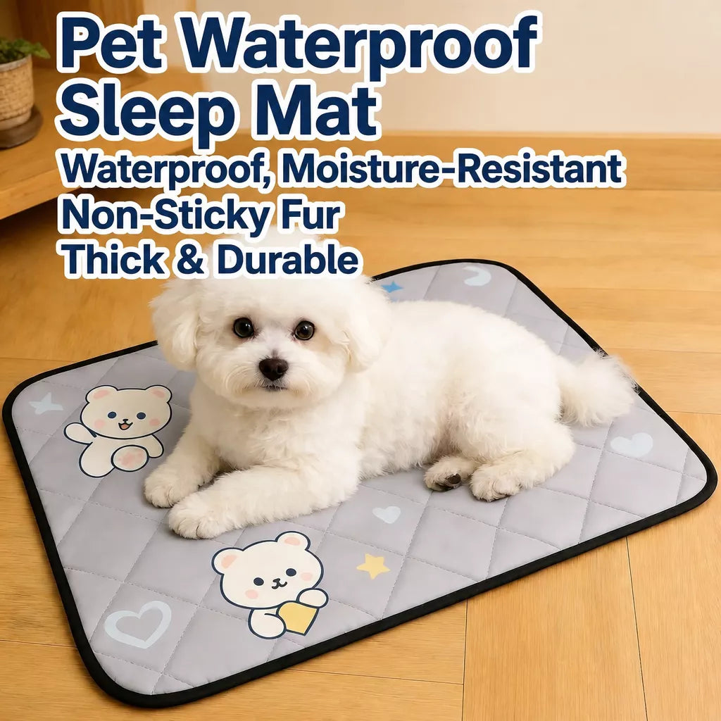 Reversible Waterproof Oxford Cloth Pet Mat for Dogs & Cats