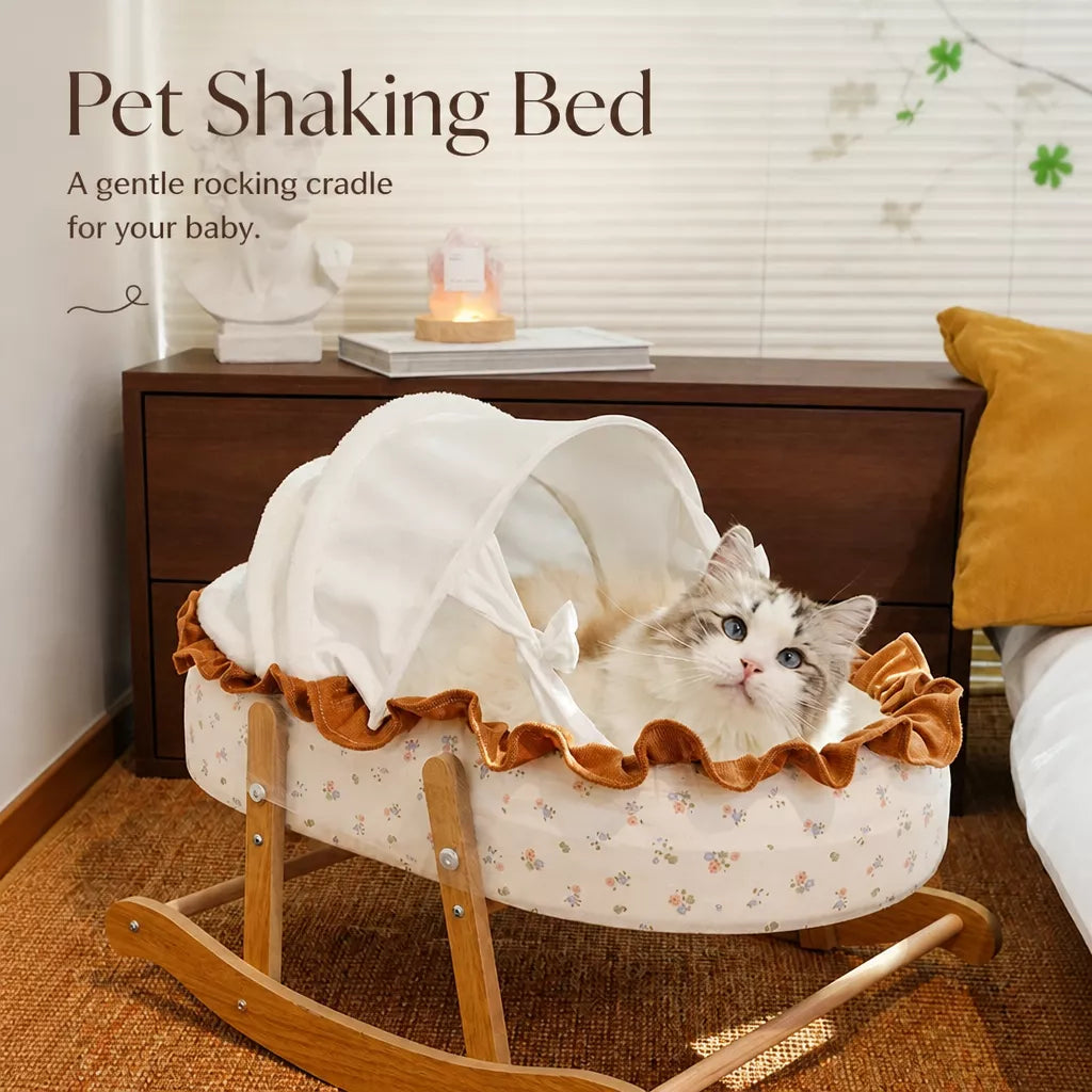 French-Style Rocking Cat Bed