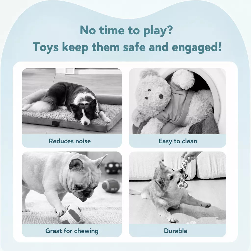Interactive Electric Squeaky Bouncing Ball Toy for Dogs