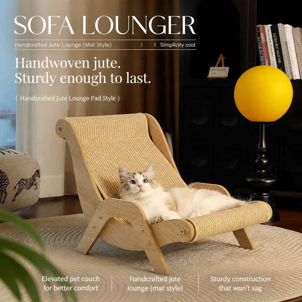 Large Sisal Cat Scratcher Lounger