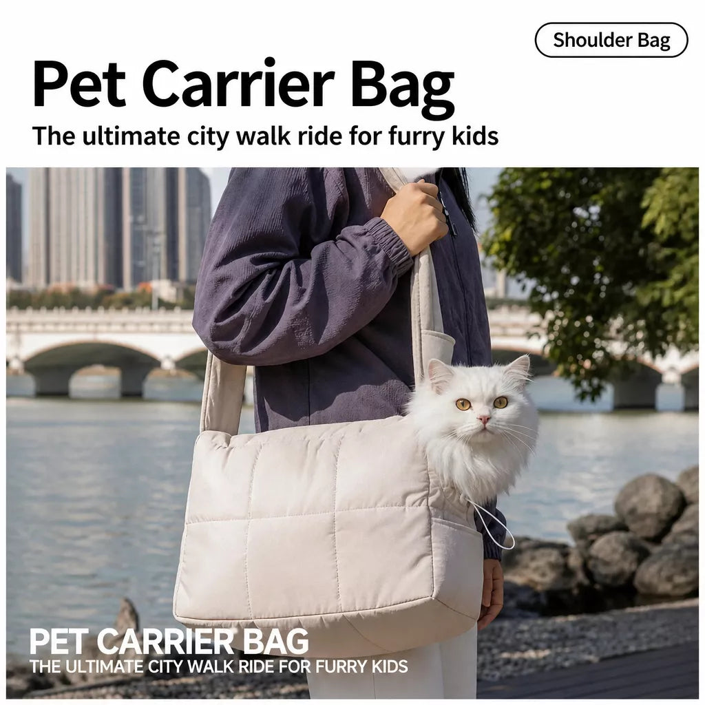 Portable Sling Carrier for Cats and Small Dogs