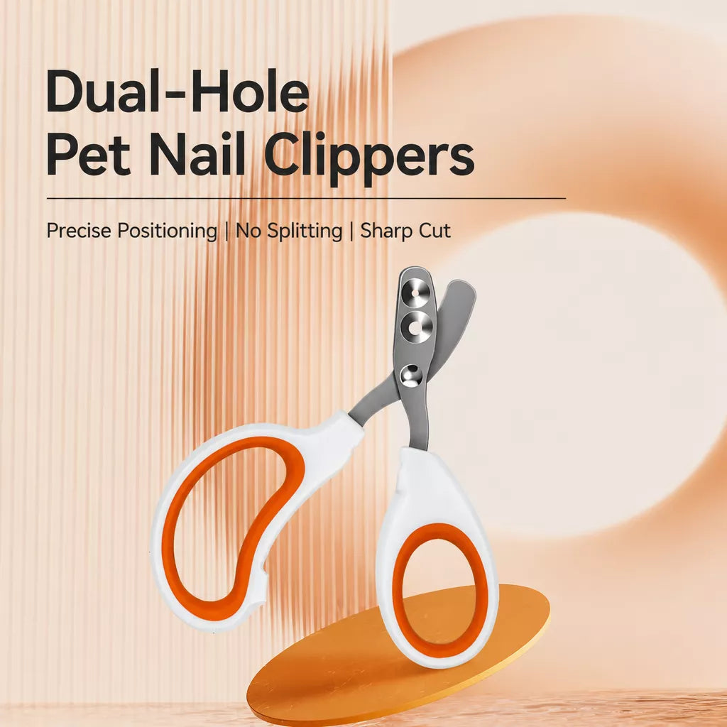 Cat Nail Clippers with Dual-Size Openings for At-Home Grooming