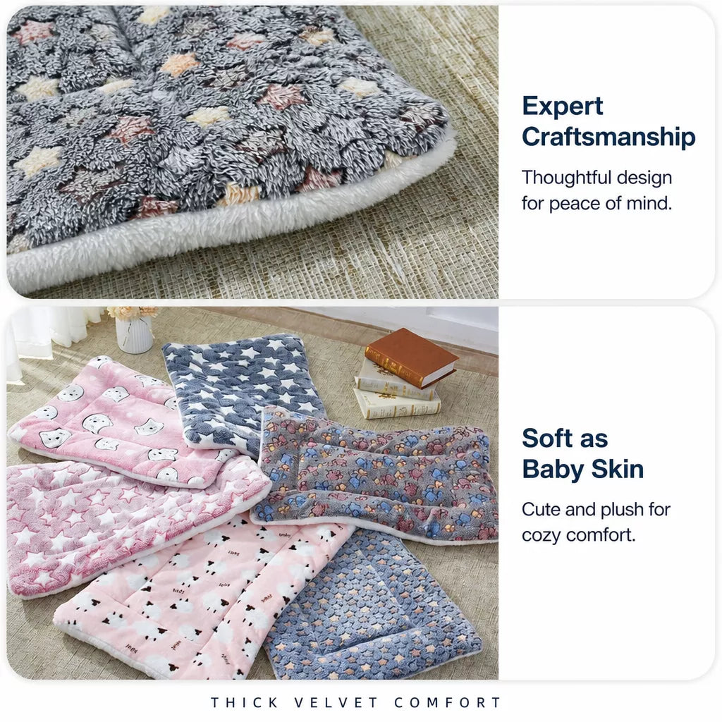 All-Season Three-Layer Pet Bed Mat for Dogs and Cats