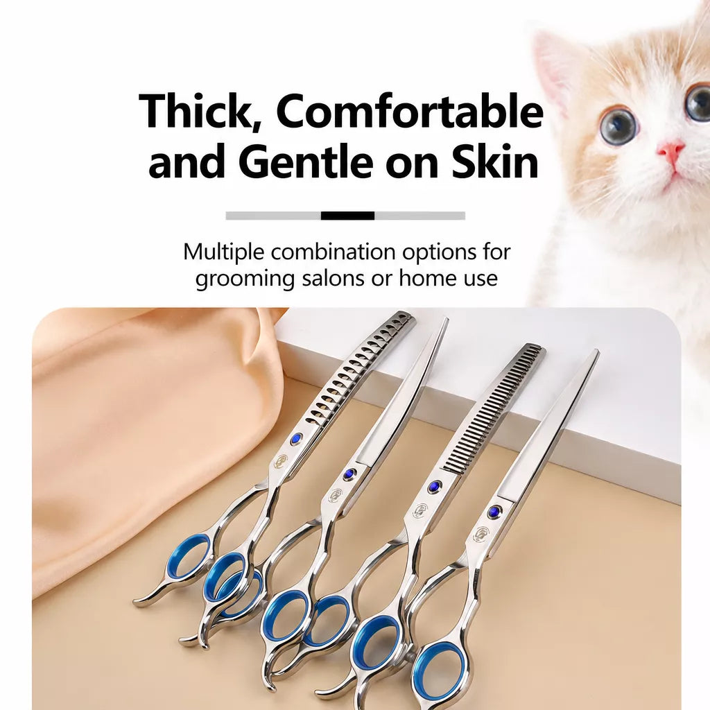 Pet Grooming Shears Set