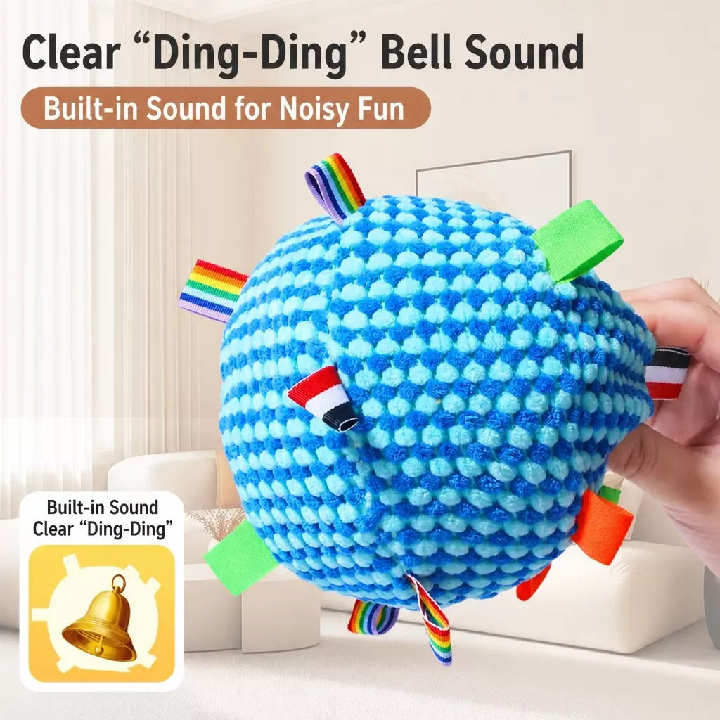 Squeaky Plush Ball Dog Toy