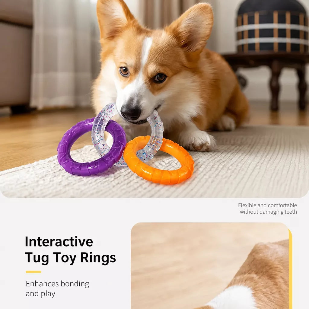 Dog Tug Ring Toy for Interactive Play
