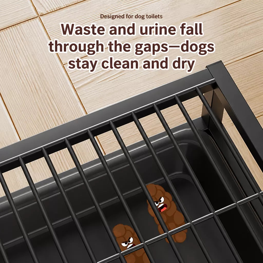 Drawer-Style Dog Potty Tray for Small to Large Dogs