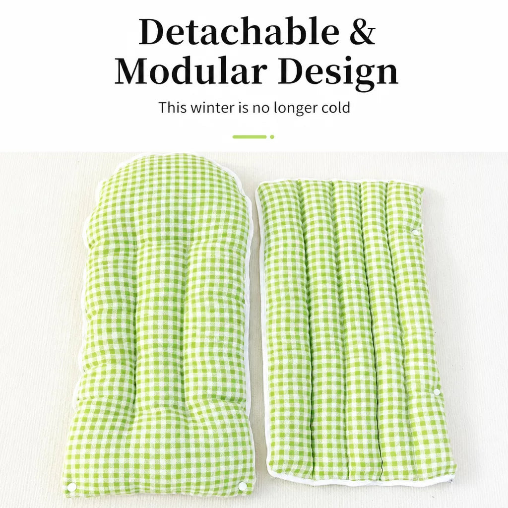 Semi-Enclosed Cat & Small Dog Bed with Removable, Washable Design