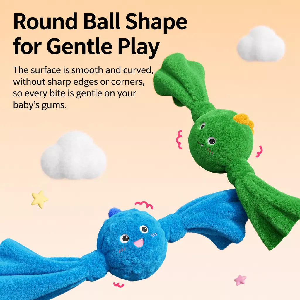 Squeaky Canvas Dog Tug Toy for Small and Medium Dogs