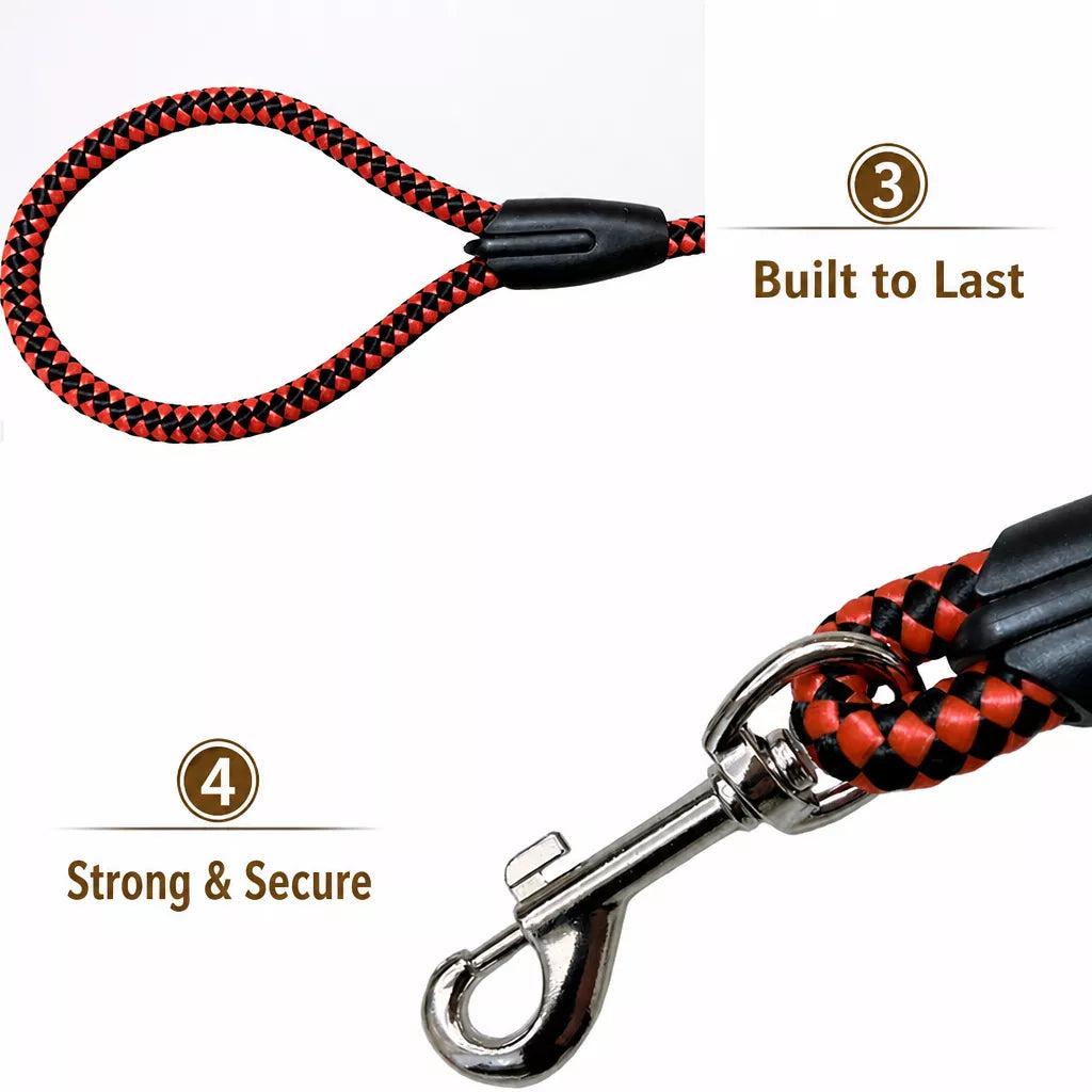 Adjustable Nylon Dog Harness and Leash Set