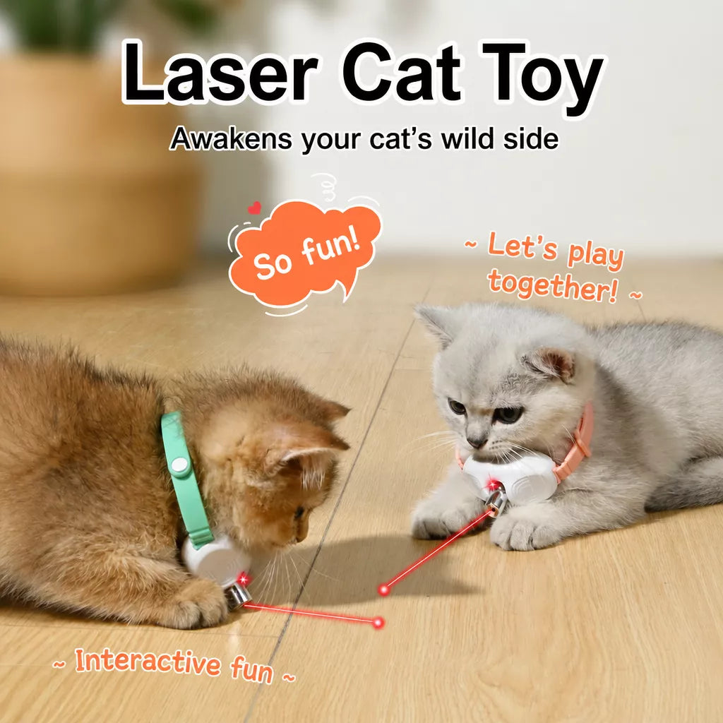 Rechargeable Cat Laser Toy for Interactive Play