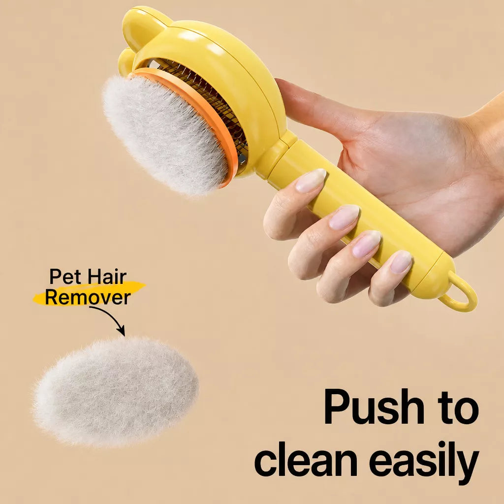 Cat & Dog Pin Brush for Loose Fur