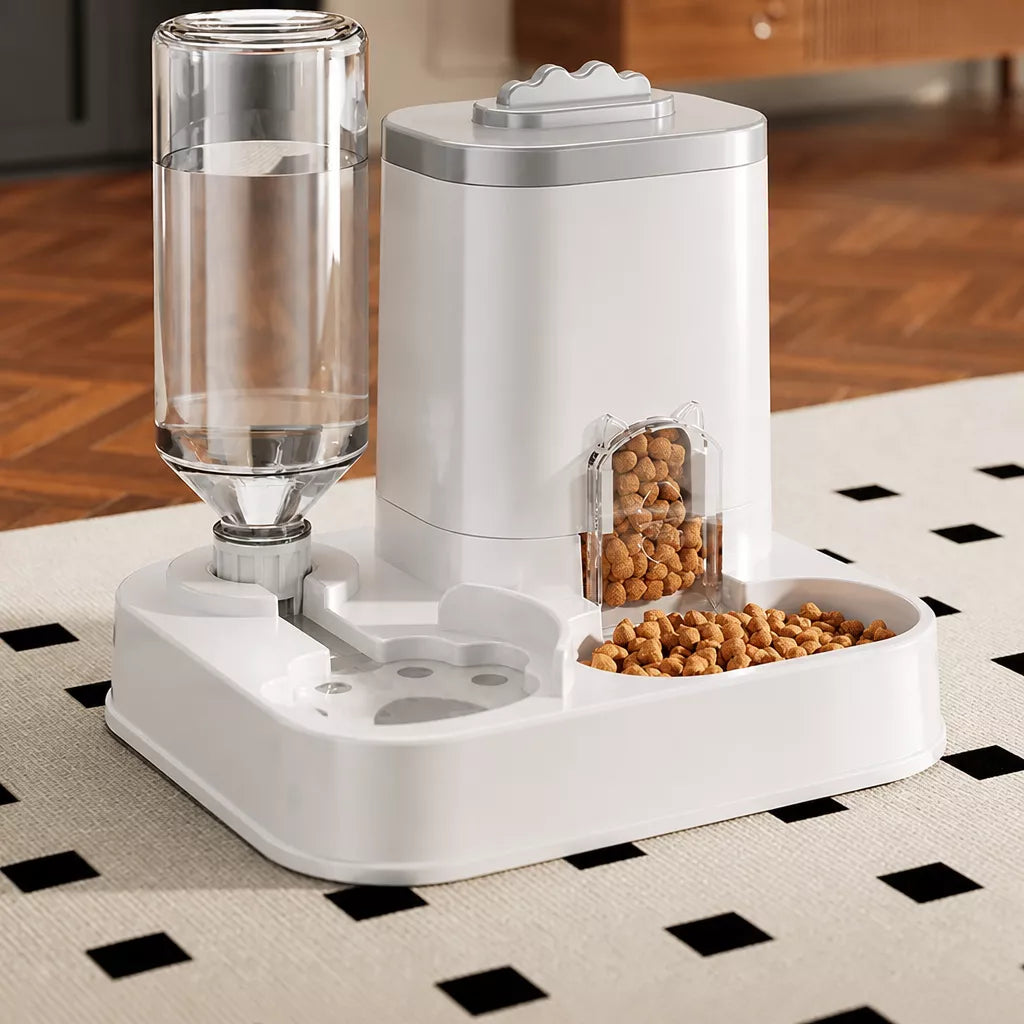 Automatic Pet Feeder and Water Bowl for Cats & Dogs