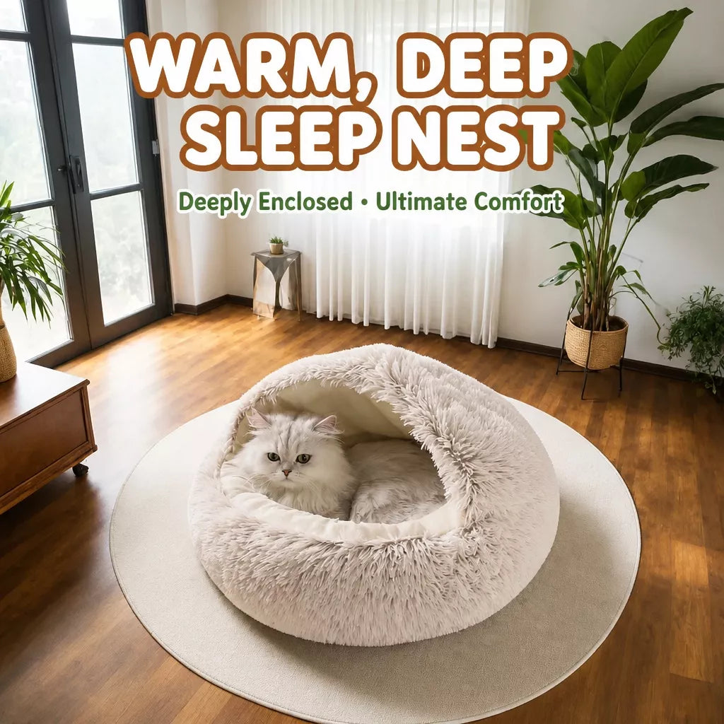 Polyester Cat & Dog Nest Bed