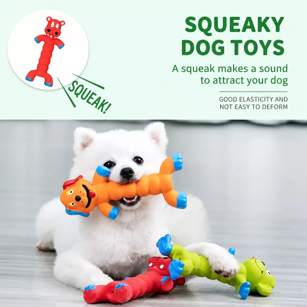 Latex Squeaky Dog Toy for Small and Medium Dogs
