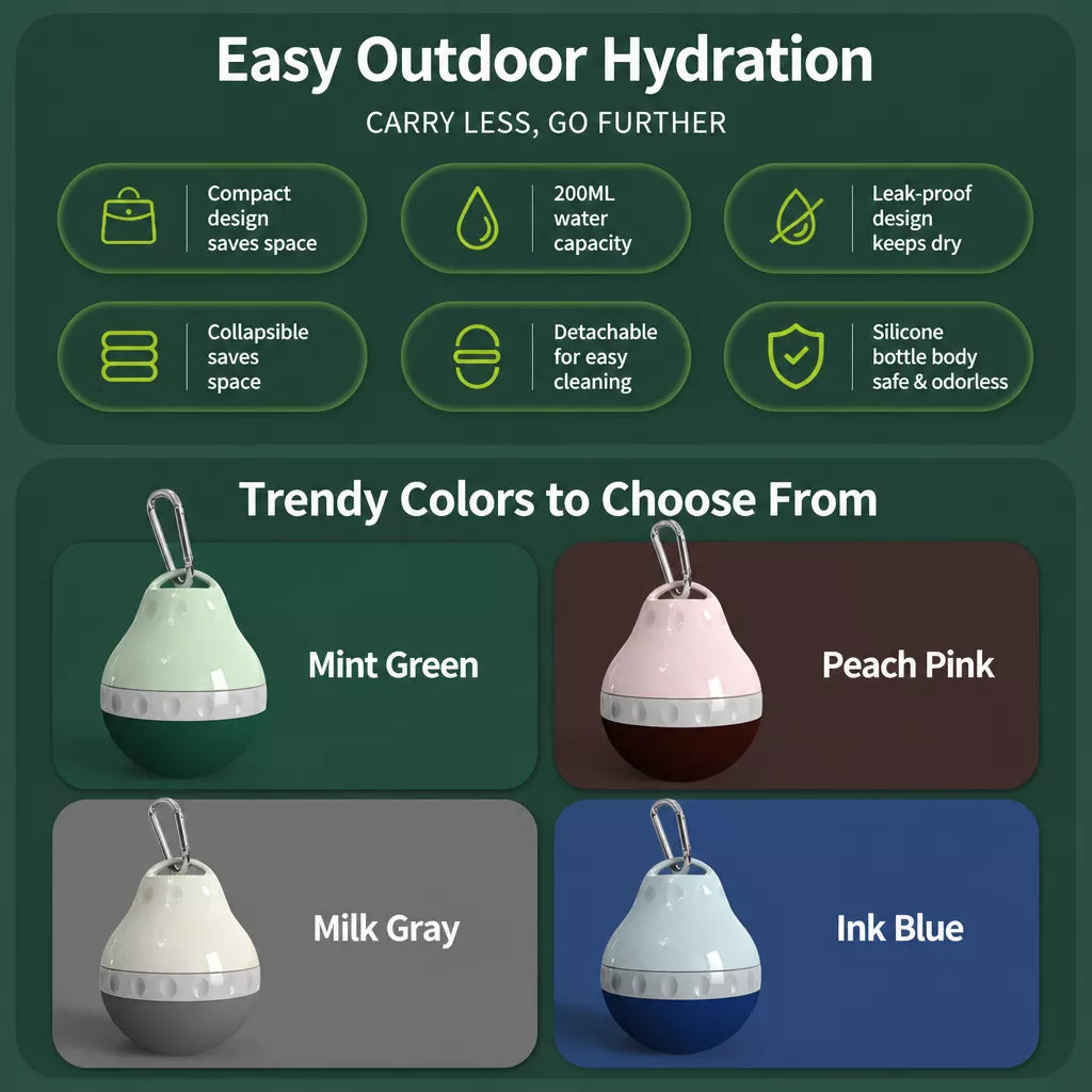 Portable Pet Water Bottle for Dogs and Cats