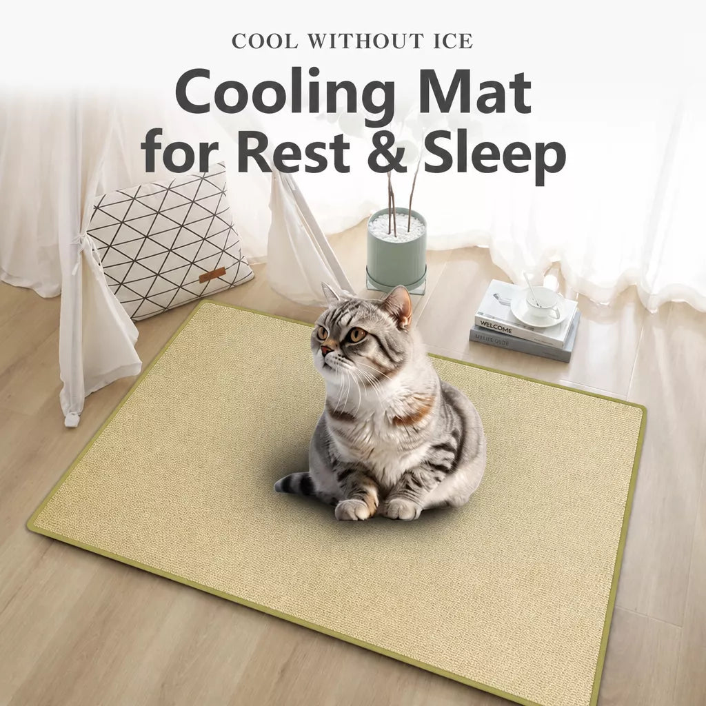 Woven Rattan Pet Mat for Cats and Dogs