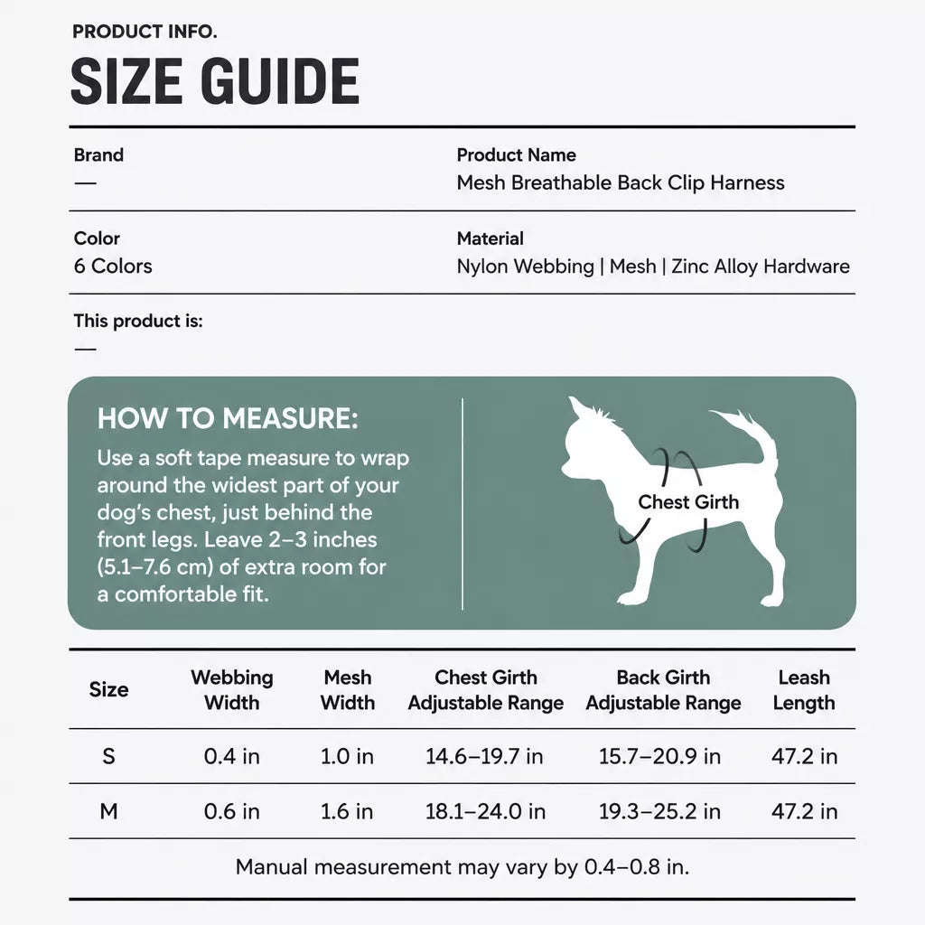 Small Dog Vest Harness and Leash