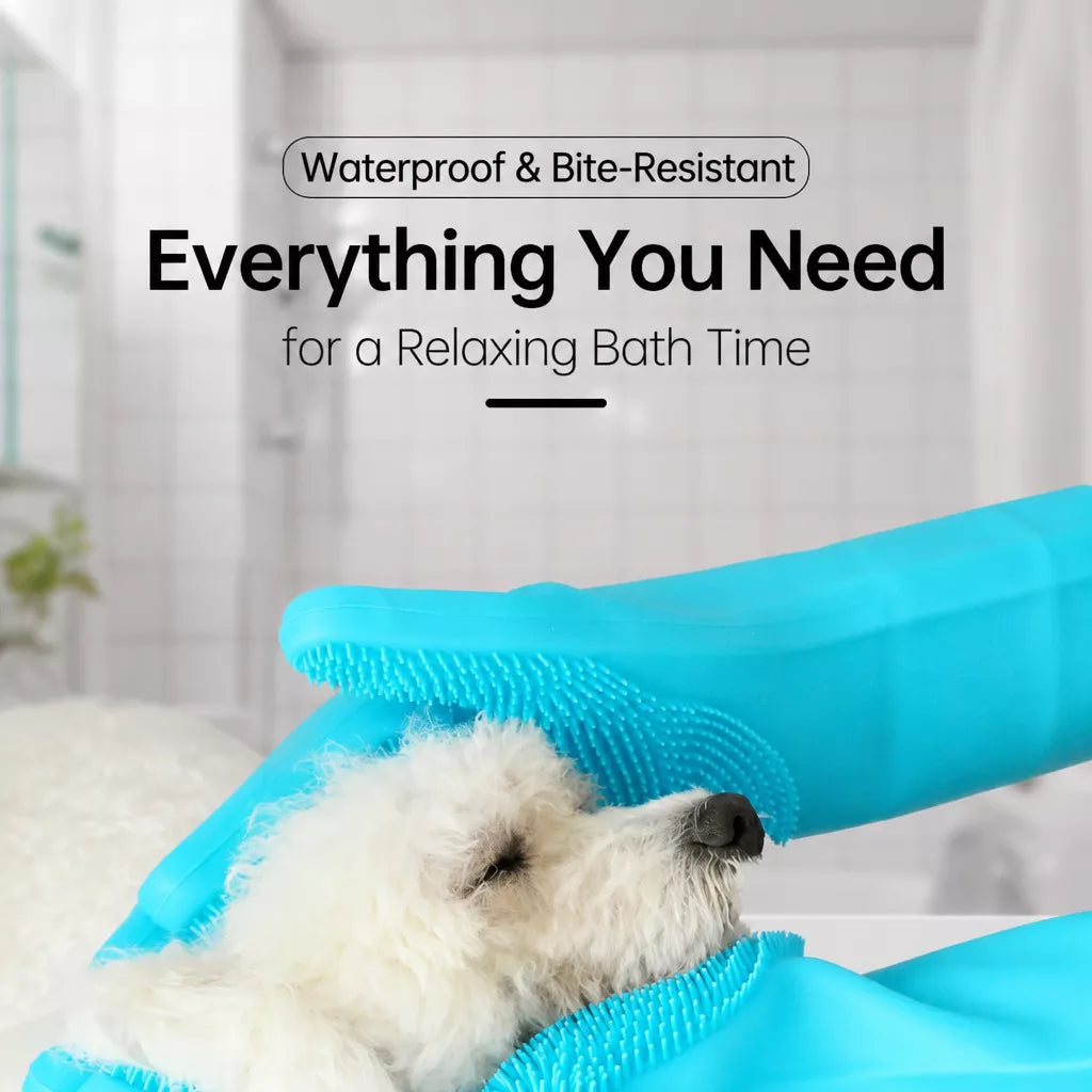 Pet Bathing & Grooming Gloves