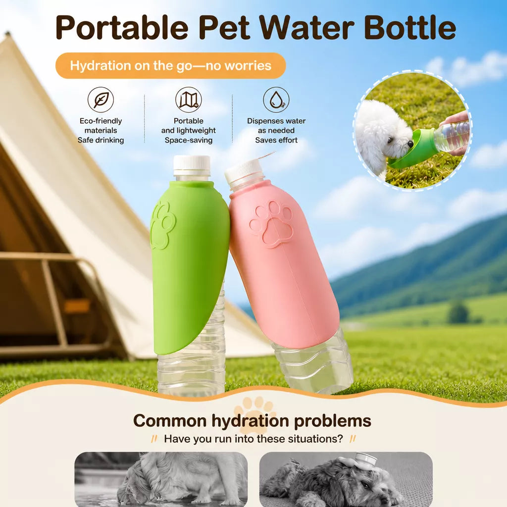Portable Collapsible Pet Water Cup for Walks