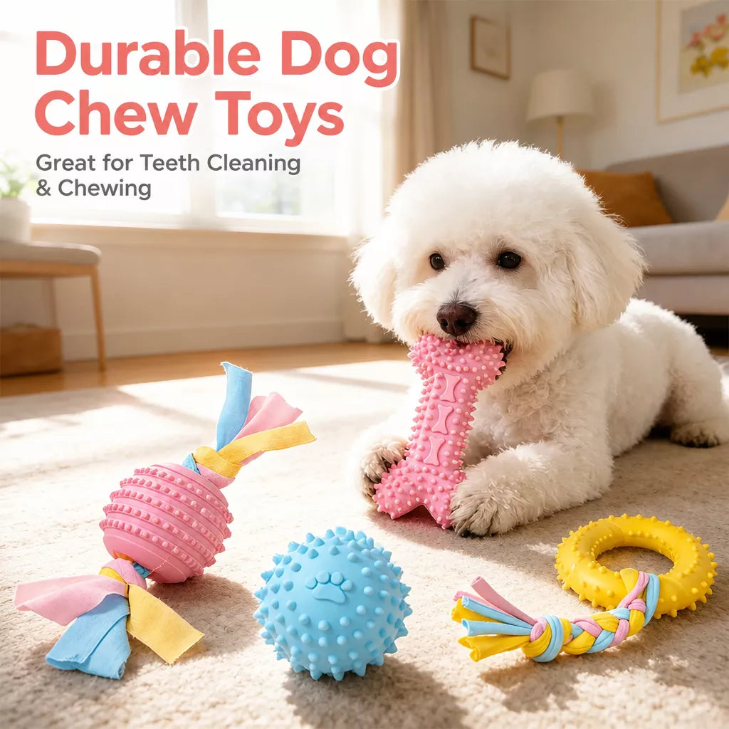 Silicone Dog Chew Toy for Everyday Chewing and Play