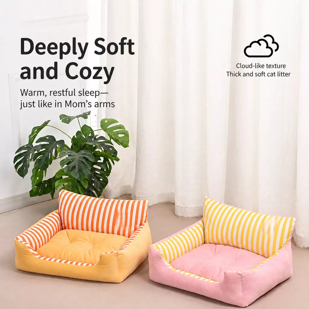 Pet Bed for Cats and Small Dogs