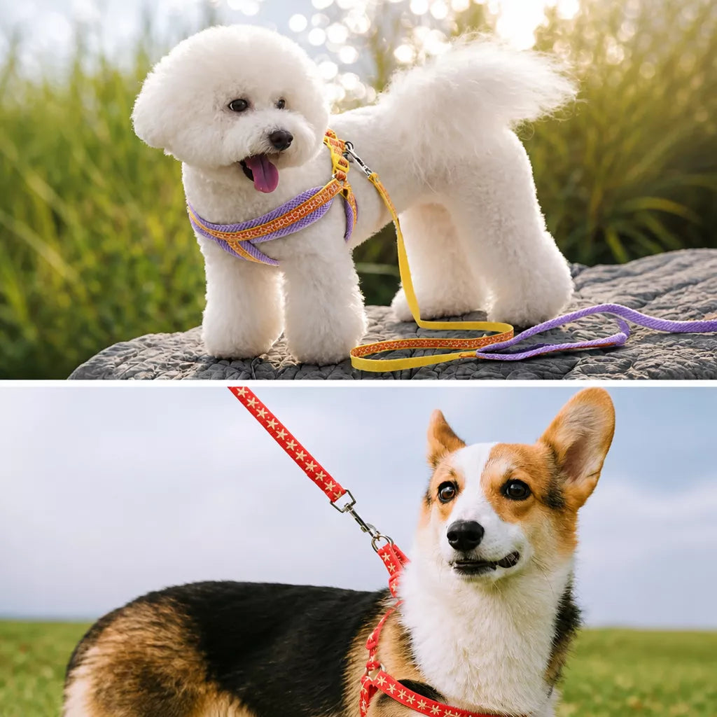Small Dog Vest Harness and Leash
