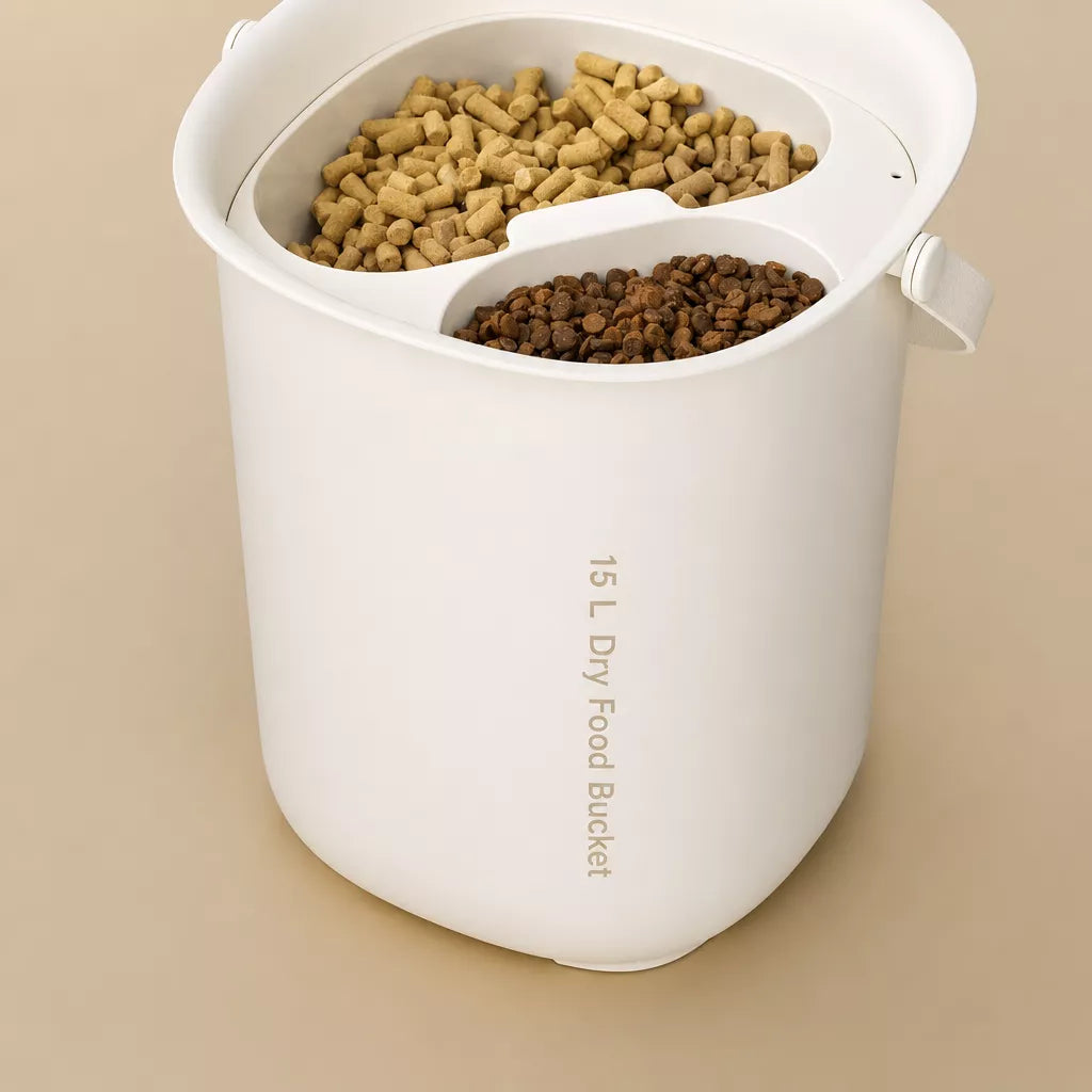 Pet Food Storage Container with Vacuum-Seal Lid