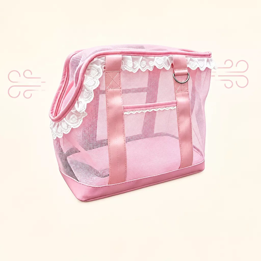 Mesh Crossbody Pet Carrier