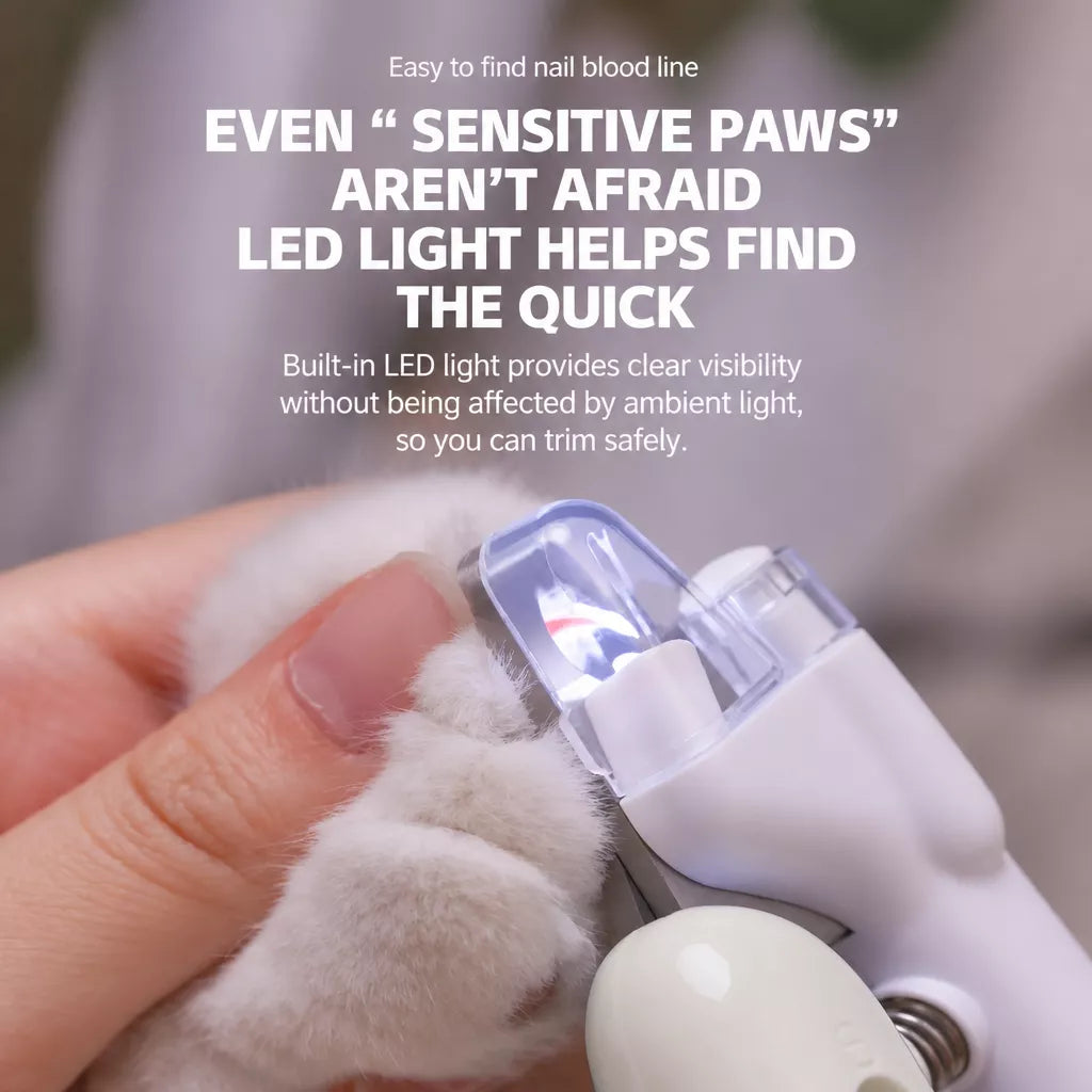 LED Light Pet Nail Clippers for Dogs and Cats